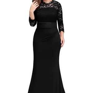 Long Black Evening Dress